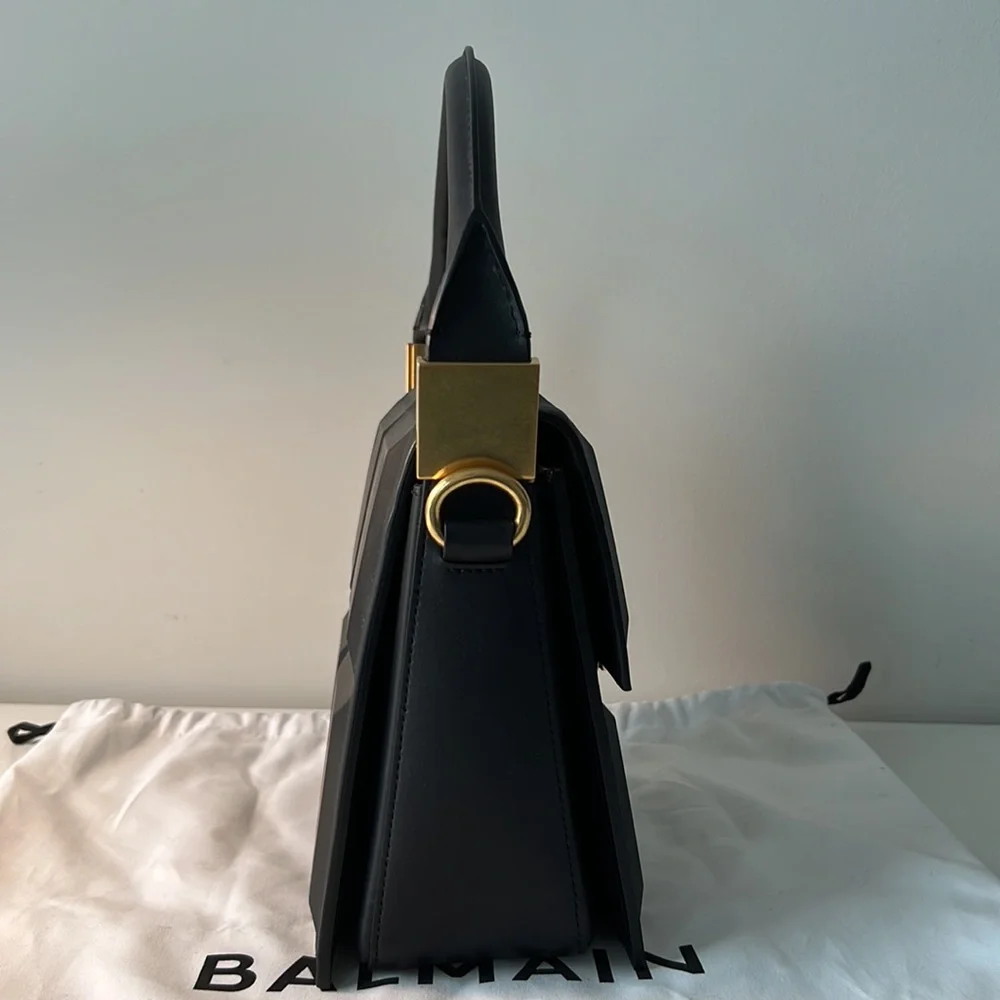 New Balmain’s famous Chocolate bag with strap. Designer bag. Chocolate model. - Picture 5 of 15